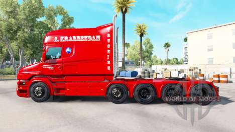 A. Krabbendam de la peau pour camion Scania T pour American Truck Simulator