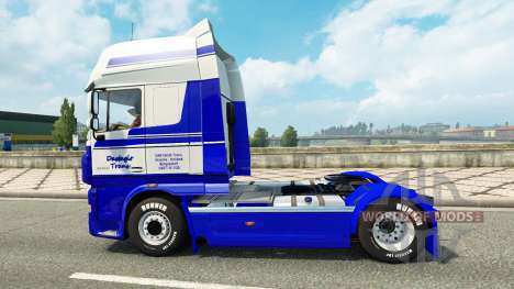 DastagirTrans skin for DAF truck pour Euro Truck Simulator 2