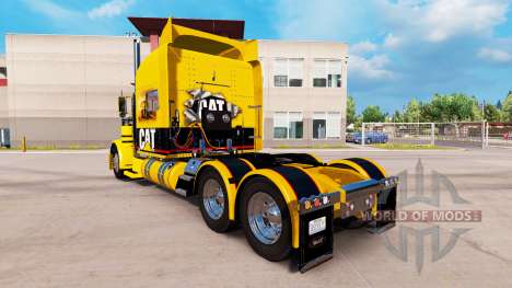 CHAT de la peau pour le camion Peterbilt 389 pour American Truck Simulator