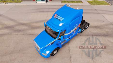 La peau MVT pour camion Peterbilt pour American Truck Simulator