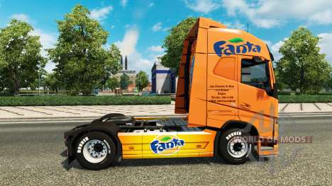 Fanta peau pour Volvo camion pour Euro Truck Simulator 2
