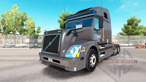 La peau sur Knight Refridgeration camion Volvo V pour American Truck Simulator