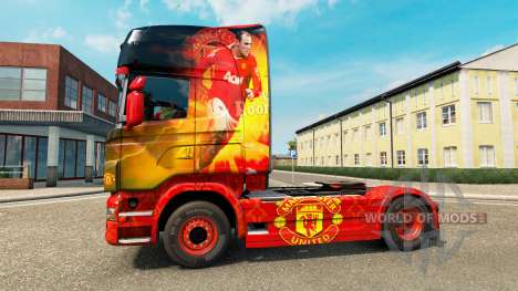Haut Manchester United für Zugmaschine Scania für Euro Truck Simulator 2