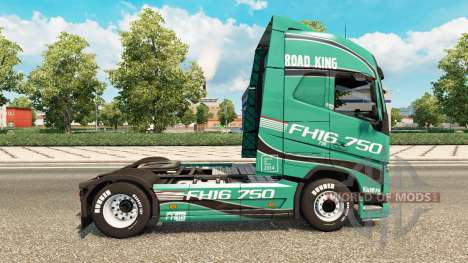 Road King skin für Volvo-LKW für Euro Truck Simulator 2