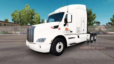Daybreak Express skin für den truck Peterbilt für American Truck Simulator