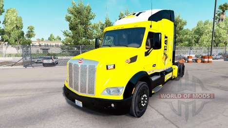 Caterpillar-skin für den truck Peterbilt für American Truck Simulator