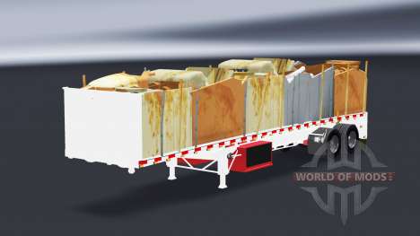 Une collection de semi-plates-formes pour American Truck Simulator