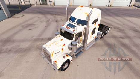 La peau de Rouille sur le camion Kenworth W900 pour American Truck Simulator