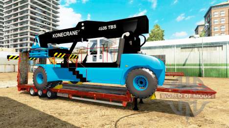 Bas de balayage avec un chariot élévateur, Konec pour Euro Truck Simulator 2