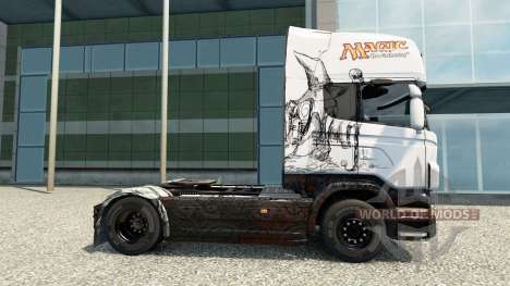 Magic skin für Scania-LKW für Euro Truck Simulator 2