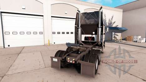 La peau Métallique Gris sur le tracteur Freightl pour American Truck Simulator