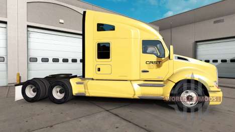 La peau CRST sur camion Kenworth pour American Truck Simulator