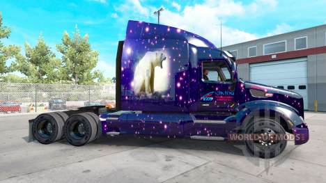 La peau Viking pour camion Peterbilt pour American Truck Simulator