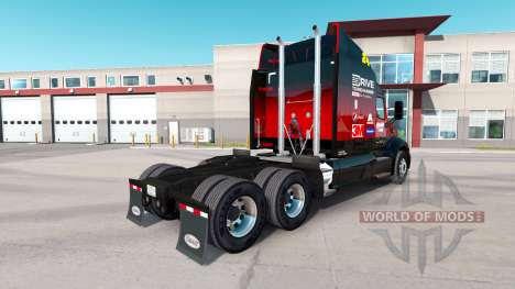 Hendrick de la peau pour le camion Peterbilt pour American Truck Simulator