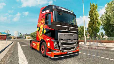 Manchester United skin für Volvo-LKW für Euro Truck Simulator 2