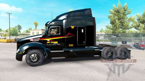 Jim Palmer-skin für den truck Peterbilt für American Truck Simulator