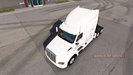 Haut bei Tagesanbruch LKW-und Peterbilt-Kenwort für American Truck Simulator