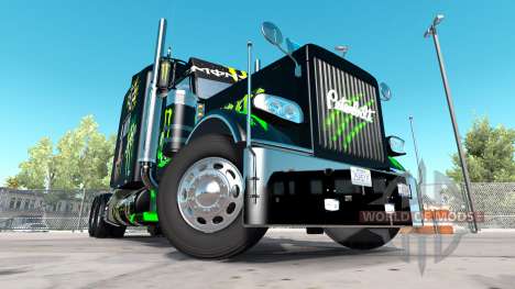 Monster Energy de la peau pour le camion Peterbi pour American Truck Simulator