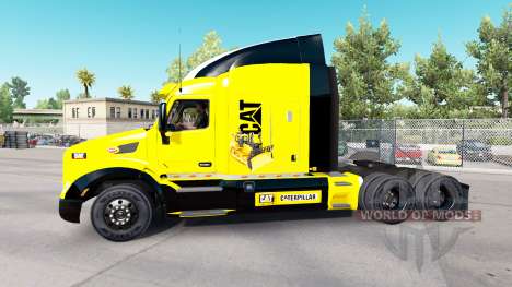 Caterpillar-skin für den truck Peterbilt für American Truck Simulator