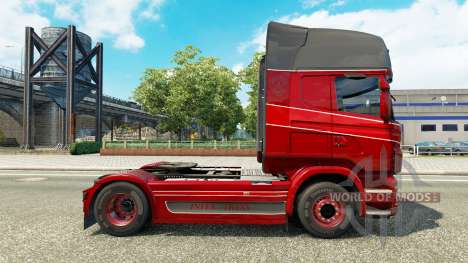 La peau Inter-Trans sur le tracteur Scania pour Euro Truck Simulator 2