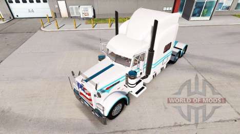 Die Blaue Haut und die weiße für den truck-Peter für American Truck Simulator