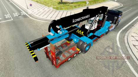 Bas de balayage avec un chariot élévateur, Konec pour Euro Truck Simulator 2