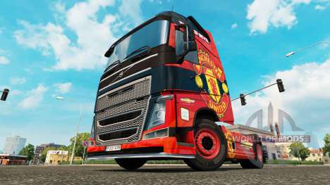Manchester United peau pour Volvo camion pour Euro Truck Simulator 2