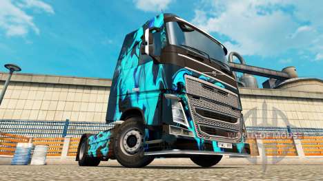 La peau de Fumée Verte pour Volvo camion pour Euro Truck Simulator 2