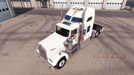 La peau Indépendant sur le camion Kenworth W900 pour American Truck Simulator
