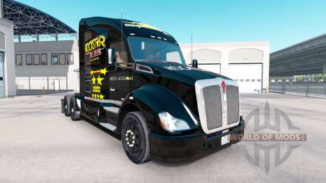 Rockstar Energy skin für den DAF-Zugmaschine für American Truck Simulator