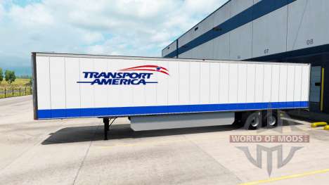 Une collection de peaux pour les remorques pour American Truck Simulator