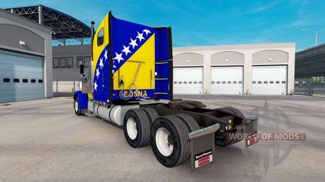 La peau de la Bosnie sur le camion Freightliner  pour American Truck Simulator