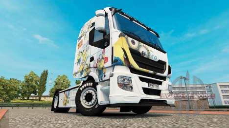 Les Sbires de la peau pour Iveco tracteur pour Euro Truck Simulator 2