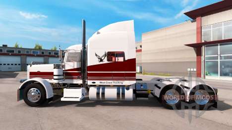 La Côte ouest de la peau pour le camion Peterbil pour American Truck Simulator