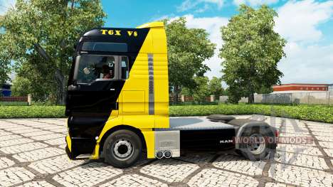 Puissance du V8 de la peau pour l'HOMME de camio pour Euro Truck Simulator 2