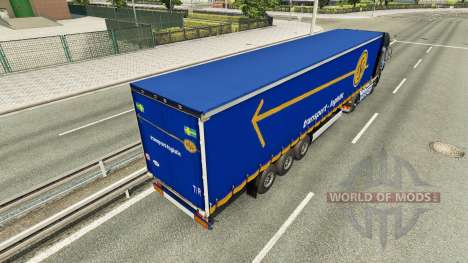 Haut ASG auf dem Anhänger für Euro Truck Simulator 2