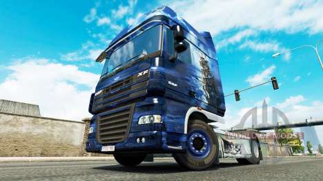 Le Bleu de la Mer des Pirates de la peau pour DA pour Euro Truck Simulator 2