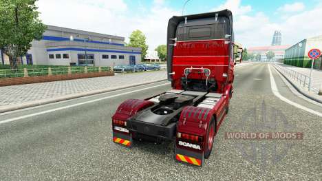 La peau Inter-Trans sur le tracteur Scania pour Euro Truck Simulator 2