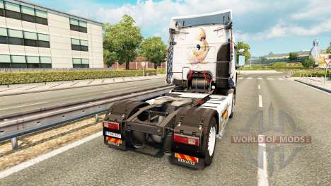 La peau de Koi pour tracteur Renault pour Euro Truck Simulator 2
