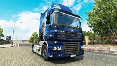 Le Bleu de la Mer des Pirates de la peau pour DA pour Euro Truck Simulator 2