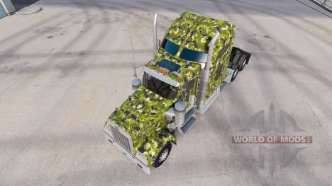 Die Haut-Armee Camo auf der LKW-Kenworth W900 für American Truck Simulator