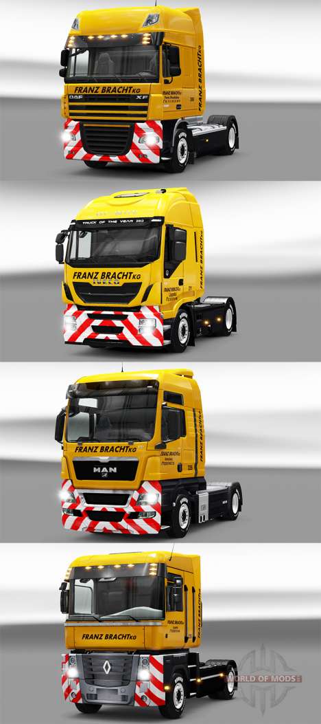 Franz Bracht skin on tractors pour Euro Truck Simulator 2