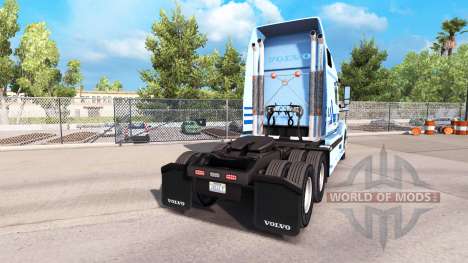 De la peau pour Werner Entreprises tracteur Volv pour American Truck Simulator