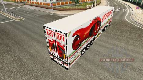Ferrari peau pour Scania camion R700 pour Euro Truck Simulator 2