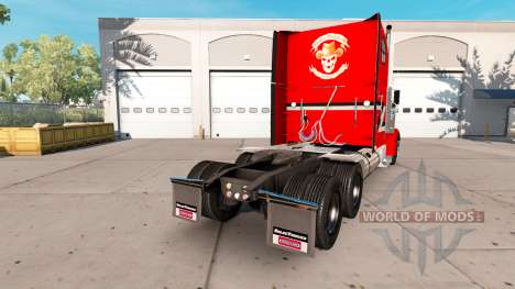 Haut-Metallic auf dem LKW Freightliner Classic X für American Truck Simulator