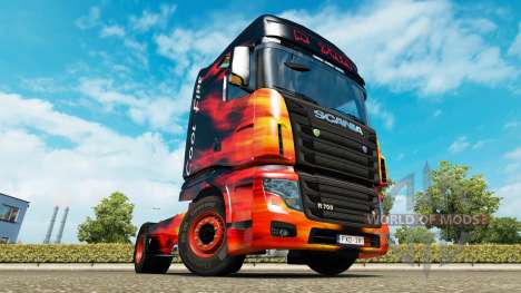 La peau Fraîche camion de pompier Scania R700 pour Euro Truck Simulator 2