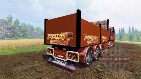 Scania R1000 [flatbed] pour Farming Simulator 2015