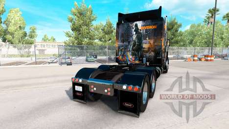 La peau de La Division pour le camion Peterbilt  pour American Truck Simulator
