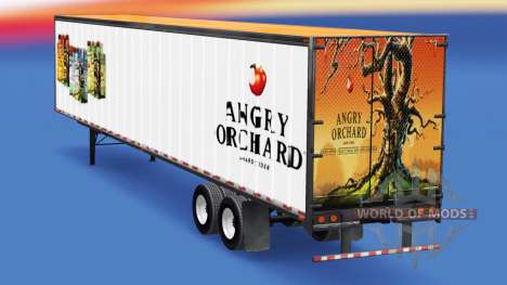 Trailer Zu Angry Orchard für American Truck Simulator