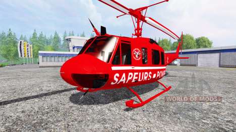 Bell UH-1D [sapeurs pompiers] pour Farming Simulator 2015
